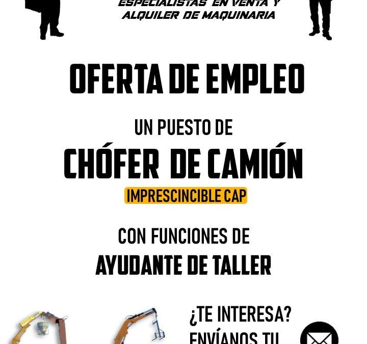 OFERTA DE EMPLEO EN SERVITASA