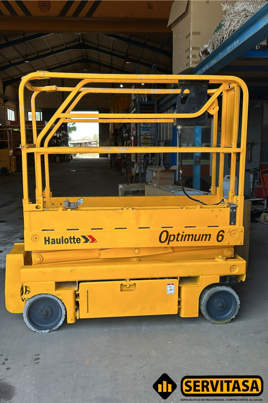 PLATAFORMA ELÉCTRICA HAULOTTE 6 METROS